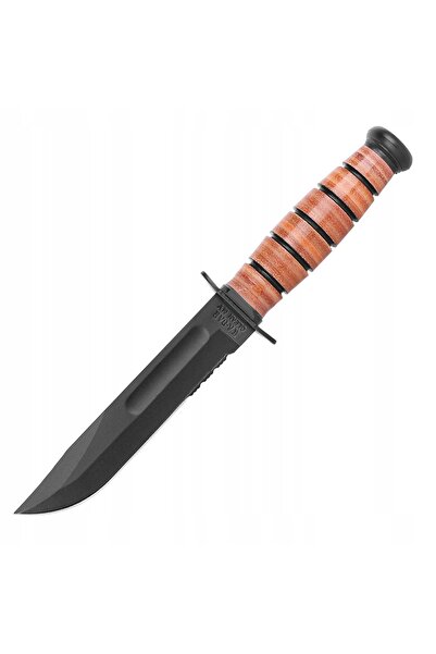 NO BRAND Cuțit Ka-Bar 1252 - Short USMC cu lamă zimțată