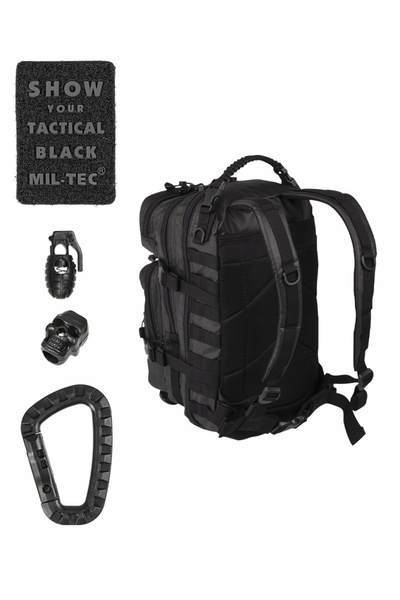NO BRAND Rucsac militar Mil-Tec US Assault Pack Tactical Black SM până la 20 ...