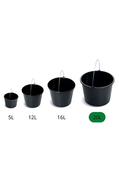 DIKEL 5x găleți de construcții de 20l, găleți de grădină din plastic Gospodarcze