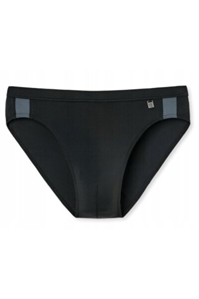 NO BRAND 6319. SCHIESSER SLIP DE BAIE BĂRBĂTESC NEGRU M