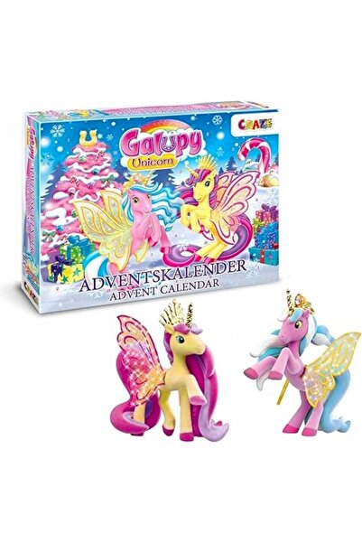 Unico GALUPY CALANDRUL DE ADVENT CU UNICORNI MULTICOLORE, IDEAL PENTRU COPII ...