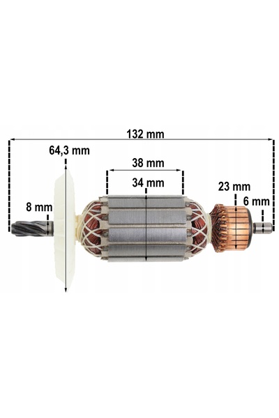 NO BRAND HILTI TE 2, TE 2S, TE 2M, 354768-4 Rotor de ciocan