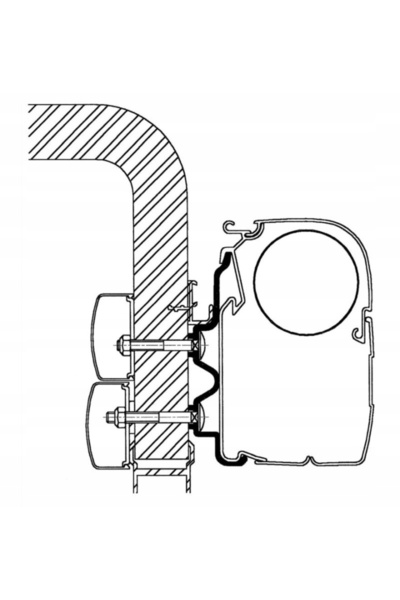 Thule Adaptor pentru marchiză Hymer Exsis Camp 4.5m