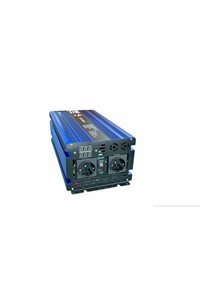 NO BRAND Invertor de putere 12V/230V 3000W/6000W cu undă sinusoidală pură BAS...