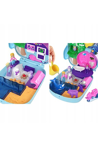 Polly Pocket Geantă compactă Petrecere Pijama Bufnițe HKV37