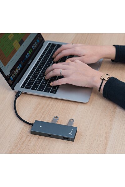 NO BRAND HUB USB-C HDMI 4K 60Hz 2K 144Hz 2x USB C PD 100W 3x USB 3.2 M1 M2, R...