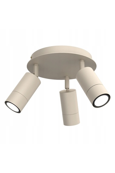 NO BRAND Spot de tavan rotund Luminex bej