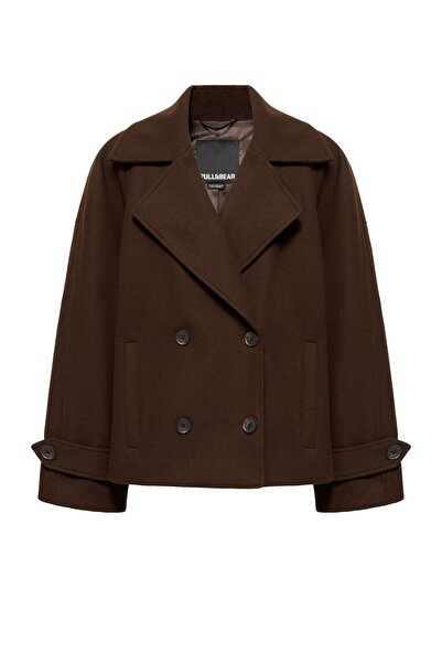 Pull & Bear Kısa kaşe kaban
