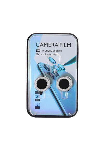 SEP Protectie sticla camera foto Diamonds Metal Apple iPhone 14 Plus Argintiu