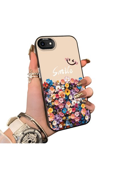Hontinga iPhone 7 Compatible Silicone Edge Hard Back Case Couple Phone Case w...