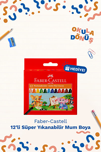 Mustela SPF50 Çok Yüksek Koruma Stick+Cold Cream Nemlendirici Stick+12'li Mum Boya Hediye