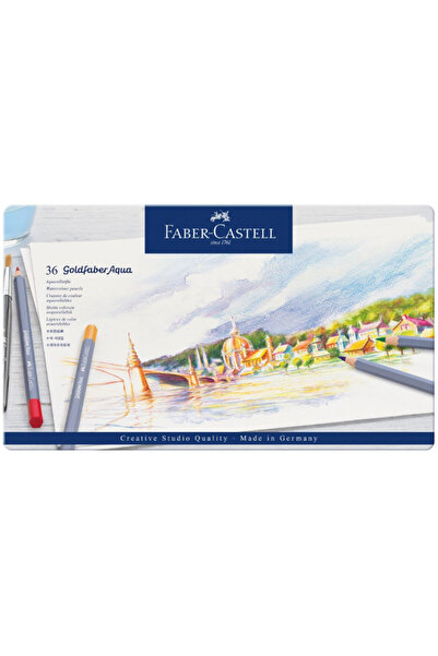 Faber Castell Set Faber-Castell Goldfaber akvarel tin 36 pc (114636)