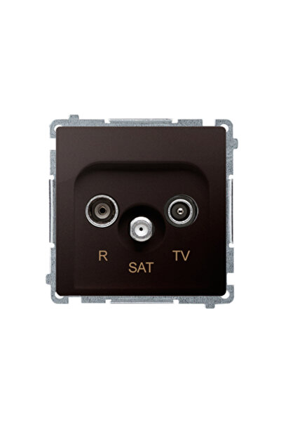 NO BRAND MODUL DE BAZĂ CIOCOLATĂ RTV-SAT priză terminală KONTAKT-SIMON