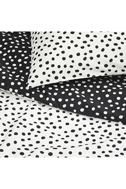 NO BRAND IKEA BJORKGRAMAL Husă de pilotă 150x200 și față de pernă 50x60 cu bu...