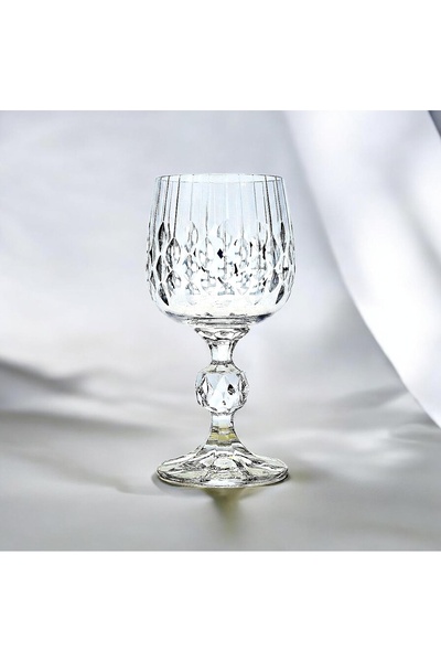 Kristal Market Bohemia Crystal Handmade Drop Coffee Side Glass 150Cc