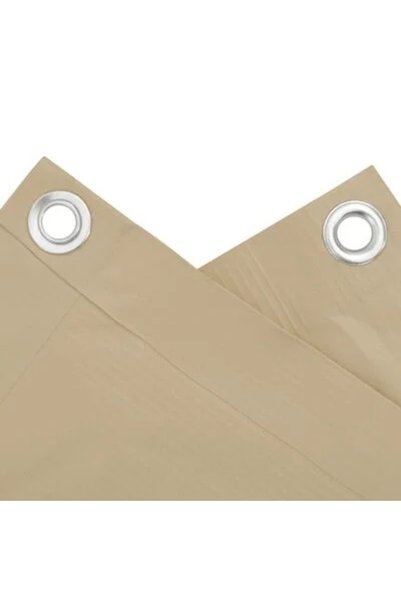 NO BRAND PEREȚE DE BALCON BEJ 120X500 IMPERMEABIL PROTECȚIE UV CONFIDENȚIALIT...