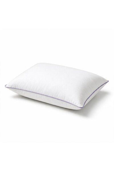 Binna Soft Eco Biyeli Yastık 50x70 cm 600 gr Boncuk Silikon Elyaf Dolgulu - Lavanta