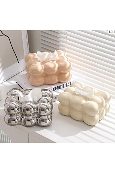 Generic Brand Modern Ceramic Tissue Box Cover, Luxury Clouds Tissue Box Cover...