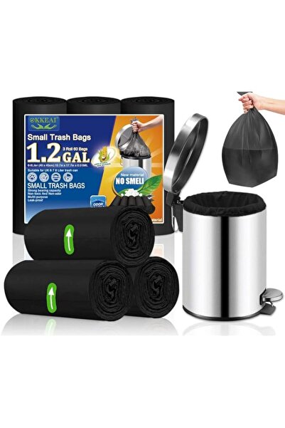 Generic Brand OKKEAI Small Bin Bags 6-8 Liter -Bathroom Pedal Bin Bags Mini G...