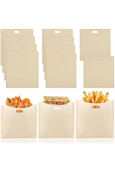 Generic Brand Toaster Bags 10 Pack, 3 Sizes Toaster Bags Reusable, Heat Resis...