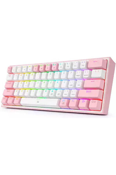 REDRAGON K617 FIZZ Μηχανικό Πληκτρολόγιο Gaming 60% με προσαρμοσμένους κόκκιν...