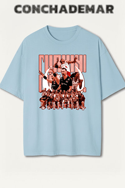 Vordevia Sultans of the Net Printed Premium Oversize Cotton T-Shirt