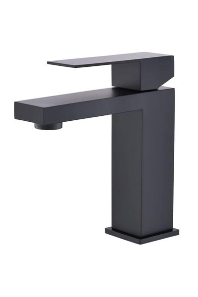Generic Commercial Bathroom Sink Faucet Square Modern Basin Mixer Contemporar...