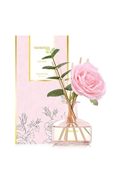 Generic Brand Reed Diffusers Set, 7.10 oz / 210 ml Rose Scented Diffuser with...