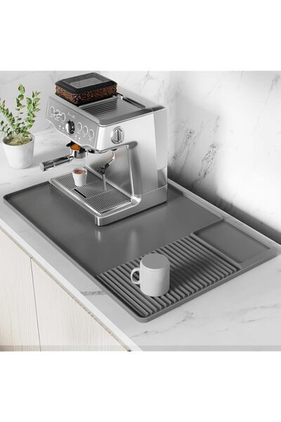 Generic Coffee Mats Coffee Bar Mats 24" x 16", Silicone Coffee Maker Mat for ...