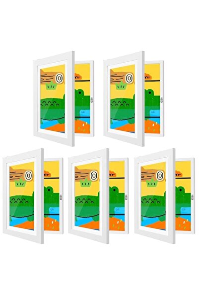 Generic Brand 5 Pack Kids Art Frames Changeable Kids Artwork Flip Frame for P...