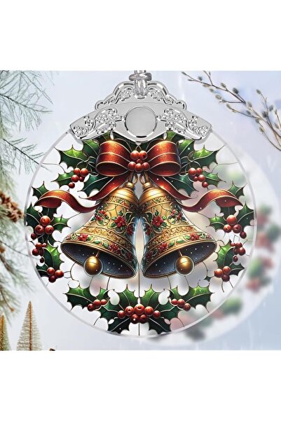 Generic Brand BIGTHREE Christmas Ornament, 1 Pcs Hanging Glass Ornaments, Chr...