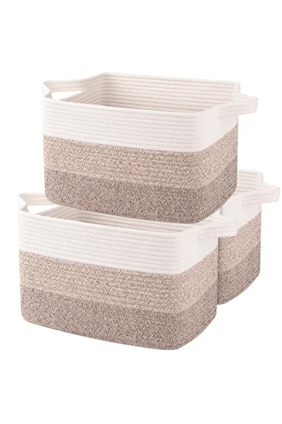 Generic Brand OIAHOMY Storage Basket, Woven Baskets for Storage, Cotton Rope ...