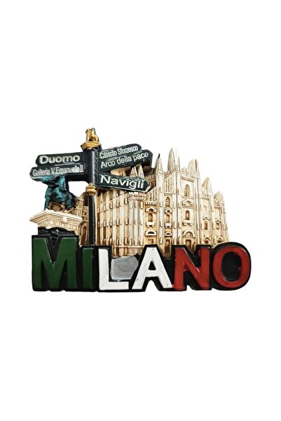 Generic Wedare Magnet Souvenir Milan Italy 3D Fridge Gift Handmade Home Kitch...