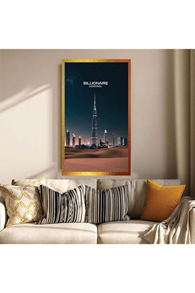 Generic Edge ''Billionair Loading'' Digitally Printed Wall Poster with Photo ...