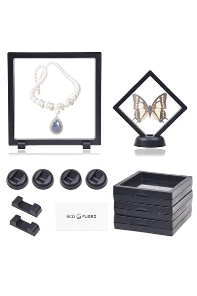Generic Eco-Fused 3D Transparent Floating Frame - Suspension Display Case for...