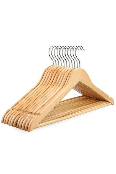 Generic MOMENT 15 Pack Wide Shoulder Suit Hangers, Smooth Finish Solid Plasti...