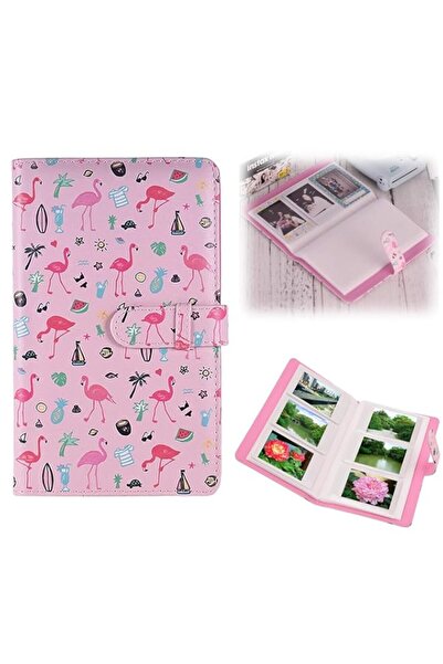 Generic Brand ELECDON Stylish Mini Photo Album with 96 Pockets, PU Leather Fl...
