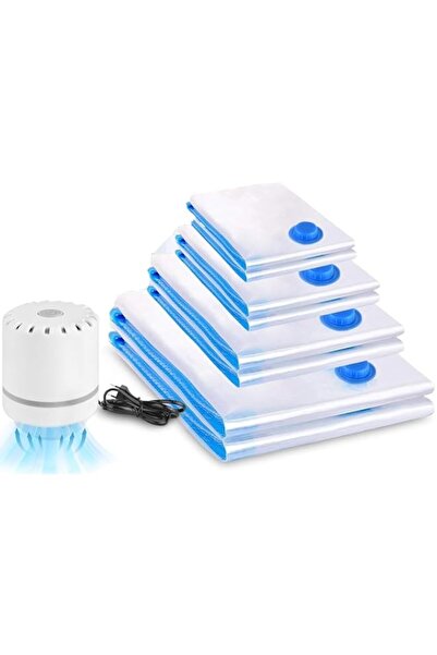 Generic Vacuum Storage Bags, 8 Pcs Vacuum Bags with Electric Pump, Reusable S...