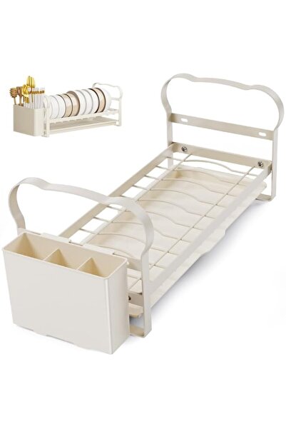 Generic Dish Drying Rack Multi-Layer Space Saving Countertop Organizer for Ki...