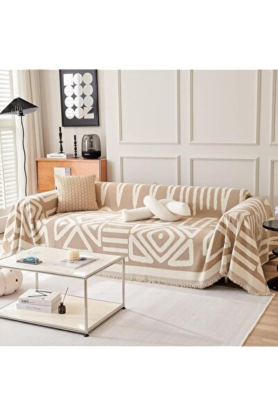 Generic SLEEPHEAD®Double Sided Chenille, Soft Sofa Cover Towel, Couch Slipcov...