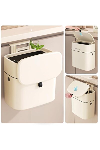 Generic 2.5 Gallon Compost Bin Kitchen Garbage Can Countertop Indoor Small Ha...