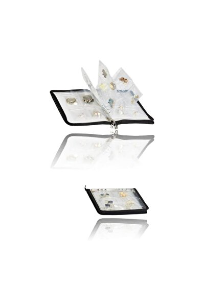 Generic Earring Organizer & Travel Jewelry Case - Transparent Storage Book fo...