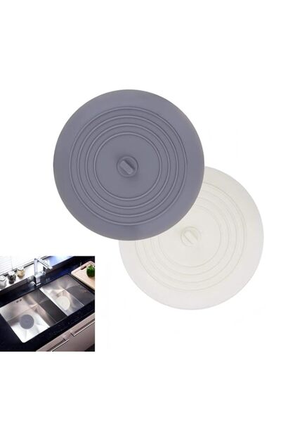 Generic Bukela 2 Pack Tub Stopper 6 Inch Large Silicone Drain Plug - Flat Suc...