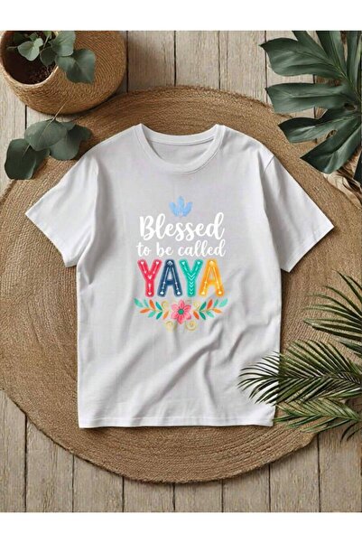 9JY تي شيرت نسائي بطباعة رقمية إبداعية بعبارة 'Being Called Yaya Is A Blessin...
