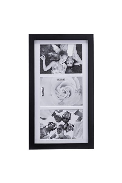 Generic Brand Malden 5x7 3-Opening Matted Collage Picture Frame - Displays Th...