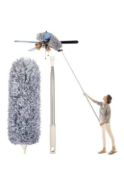 Generic Microfiber Feather Duster Extendable Duster with 100" Extra Long Pole...