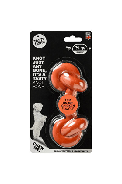 Tastybone Nylon Knotted Bone, Roast Chicken Flavor