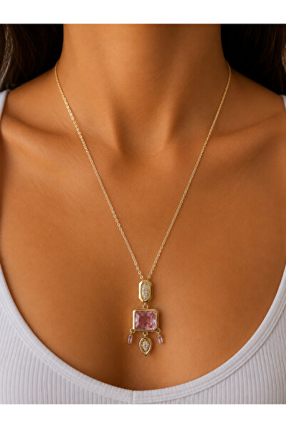 Girift Vintage Azen Pendant Necklace with Stone
