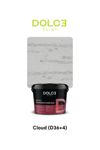 dolce boya Dolce Çizgi Desenli Hazır Sıva — Silikonlu, Su İtici Dış Cephe Dek...