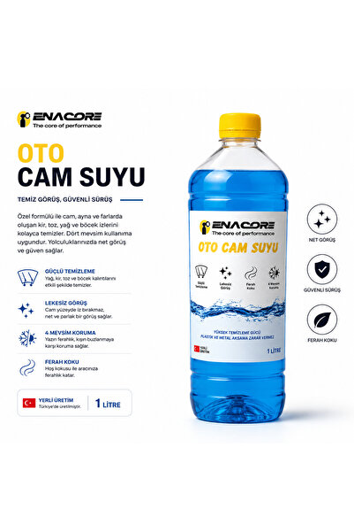 Genel Markalar ENACORE OTO CAM SUYU 1 LT